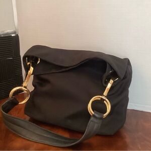 JPK Paris 75 Black
Nylon Hobo Bag - Gold Hardware - Paisley
Lining